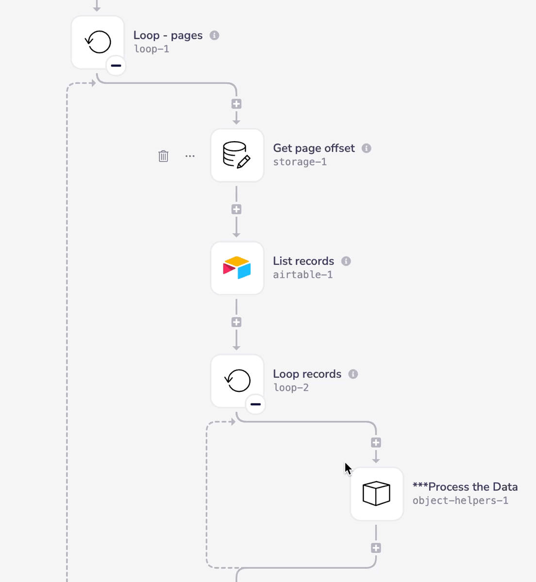 collapsible brances example gif